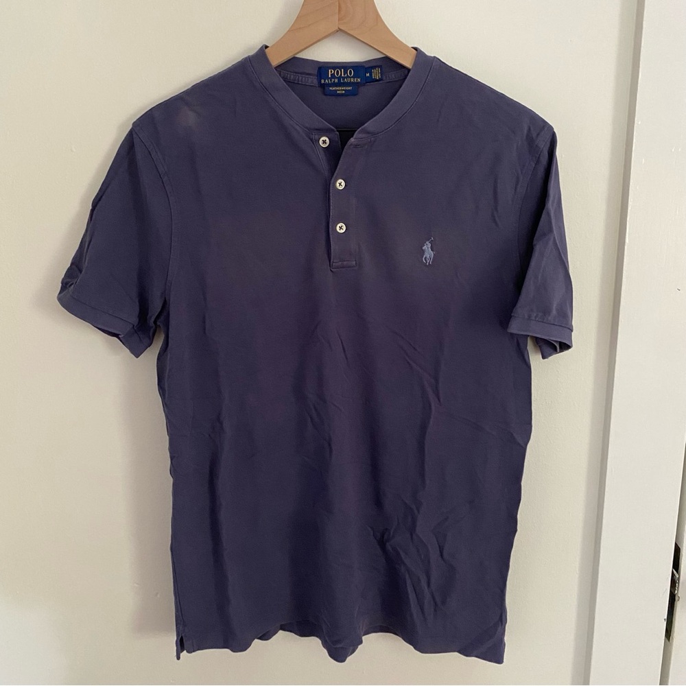 Polo RL // collarless shirt S